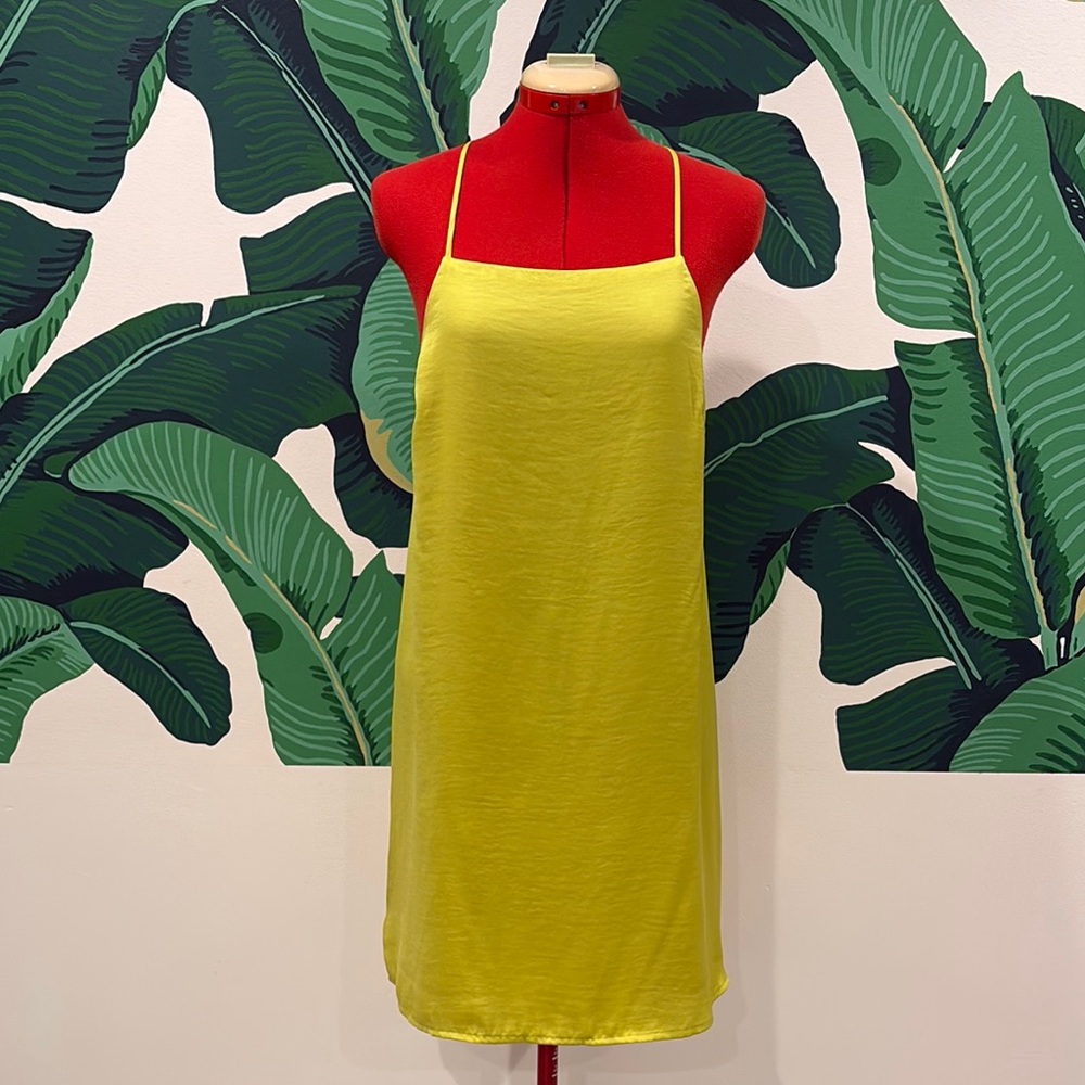 Chartreuse Sleeveless Dress